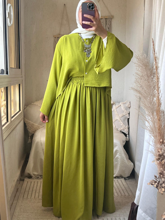 Breeze Casual Set  in Kiwi