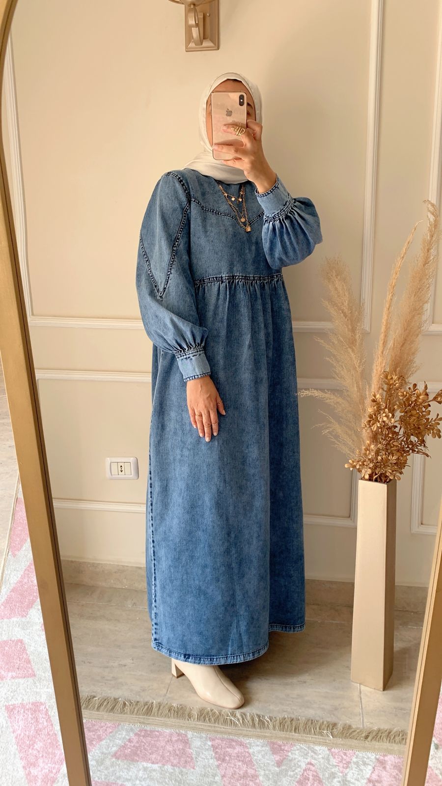 Simple Jeans Casual Dress