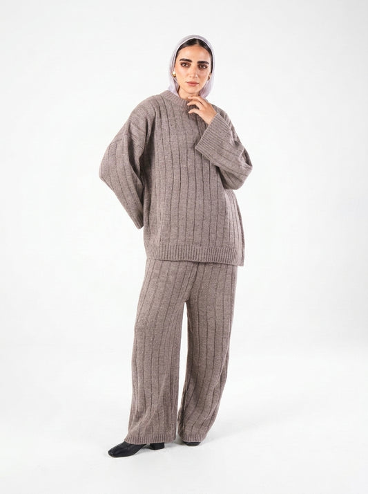 Tara Wool Set - Cafe